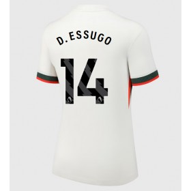 Dámské fotbalový oblečení Chelsea Dario Essugo #14 Venkovní košile 2025-26 Krátkým Rukávem